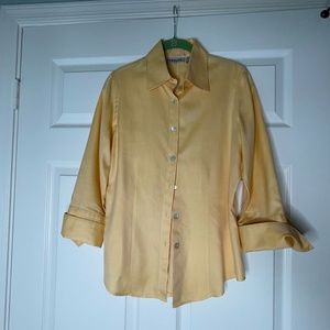 Farinaz Taghavi Size 6 3/4 length sleeves Tailored Shirt